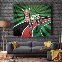 Athletics Kenya Tapestry Maasai Shield Running Way - Wonder Print Shop