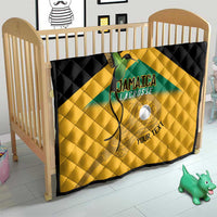 Custom Jamaica Lacrosse Quilt Streamertail Hummingbird With Flag - Wonder Print Shop