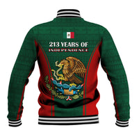 Mexico Independence Day Baseball Jacket Happy 213th Anniversary Mexican Proud - Wonder Print Shop
