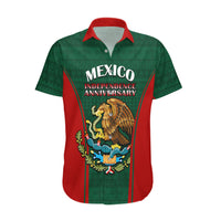 Custom Mexico Independence Day Hawaiian Shirt Happy 213th Anniversary Mexican Proud - Wonder Print Shop