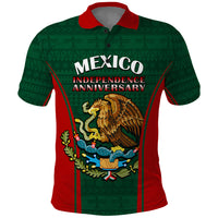 Custom Mexico Independence Day Polo Shirt Happy 213th Anniversary Mexican Proud - Wonder Print Shop
