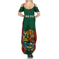 Custom Mexico Independence Day Summer Maxi Dress Happy 213th Anniversary Mexican Proud - Wonder Print Shop