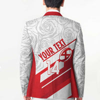 England Rugby Custom Blazer 2025 Come On Red Roses - Wonder Print Shop