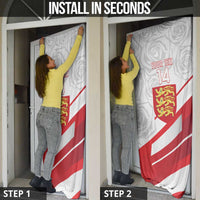 England Rugby Door Cover 2025 Come On Red Roses - Wonder Print Shop
