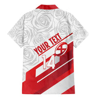 England Rugby Custom Family Matching Mermaid Dress and Hawaiian Shirt 2025 Come On Red Roses - Wonder Print Shop