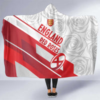 England Rugby Hooded Blanket 2025 Come On Red Roses - Wonder Print Shop