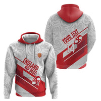 England Rugby Custom Hoodie 2025 Come On Red Roses - Wonder Print Shop