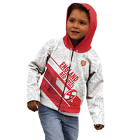 England Rugby Custom Kid Hoodie 2025 Come On Red Roses - Wonder Print Shop