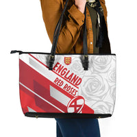 England Rugby Leather Tote Bag 2025 Come On Red Roses - Wonder Print Shop