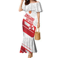 England Rugby Custom Mermaid Dress 2025 Come On Red Roses - Wonder Print Shop