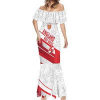 England Rugby Custom Mermaid Dress 2025 Come On Red Roses - Wonder Print Shop