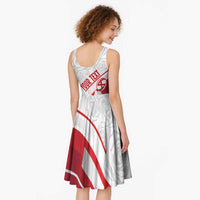 England Rugby Custom Midi Dress 2025 Come On Red Roses - Wonder Print Shop
