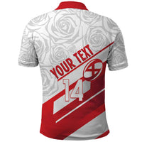 England Rugby Custom Polo Shirt 2025 Come On Red Roses - Wonder Print Shop