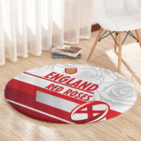 England Rugby Round Carpet 2025 Come On Red Roses - Wonder Print Shop