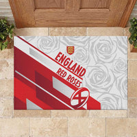England Rugby Rubber Doormat 2025 Come On Red Roses - Wonder Print Shop
