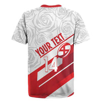 England Rugby Custom Rugby Jersey 2025 Come On Red Roses - Wonder Print Shop
