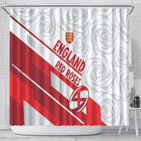 England Rugby Shower Curtain 2025 Come On Red Roses - Wonder Print Shop