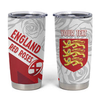 England Rugby Custom Tumbler Cup 2025 Come On Red Roses - Wonder Print Shop