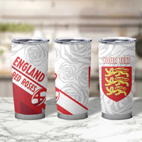England Rugby Custom Tumbler Cup 2025 Come On Red Roses - Wonder Print Shop