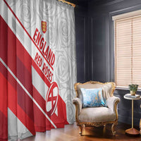 England Rugby Window Curtain 2025 Come On Red Roses - Wonder Print Shop