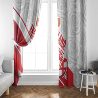 England Rugby Window Curtain 2025 Come On Red Roses - Wonder Print Shop