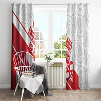 England Rugby Window Curtain 2025 Come On Red Roses - Wonder Print Shop