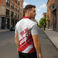 England Rugby Custom Zipper Polo Shirt 2025 Come On Red Roses - Wonder Print Shop