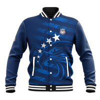 United States Rugby Custom Baseball Jacket USA Eagle Go Champions - Wonder Print Shop