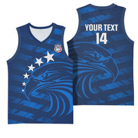 United States Rugby Custom Basketball Jersey USA Eagle Go Champions - Wonder Print Shop