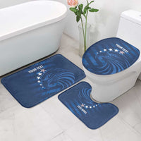 United States Rugby Custom Bathroom Set USA Eagle Go Champions - Wonder Print Shop