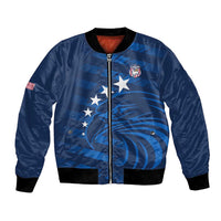 United States Rugby Custom Bomber Jacket USA Eagle Go Champions - Wonder Print Shop