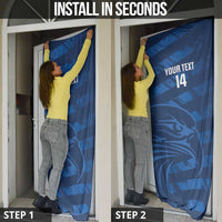 United States Rugby Custom Door Cover USA Eagle Go Champions - Wonder Print Shop