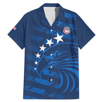 United States Rugby Custom Family Matching Mermaid Dress and Hawaiian Shirt USA Eagle Go Champions - Wonder Print Shop