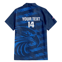 United States Rugby Custom Family Matching Mermaid Dress and Hawaiian Shirt USA Eagle Go Champions - Wonder Print Shop