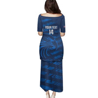 United States Rugby Custom Family Matching Puletasi and Hawaiian Shirt USA Eagle Go Champions - Wonder Print Shop