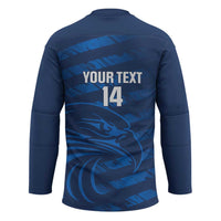 United States Rugby Custom Hockey Jersey USA Eagle Go Champions - Wonder Print Shop