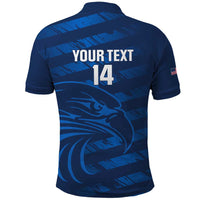 United States Rugby Custom Polo Shirt USA Eagle Go Champions - Wonder Print Shop