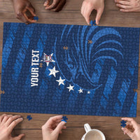 United States Rugby Custom Puzzle USA Eagle Go Champions LT14