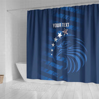 United States Rugby Custom Shower Curtain USA Eagle Go Champions - Wonder Print Shop