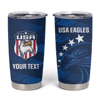 United States Rugby Custom Tumbler Cup USA Eagle Go Champions - Wonder Print Shop