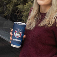 United States Rugby Custom Tumbler Cup USA Eagle Go Champions - Wonder Print Shop