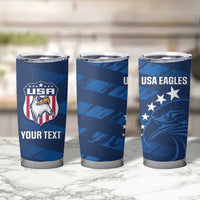 United States Rugby Custom Tumbler Cup USA Eagle Go Champions - Wonder Print Shop