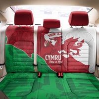 Wales Rugby Custom Back Car Seat Cover Go Cymru Yma O Hyd - Wonder Print Shop