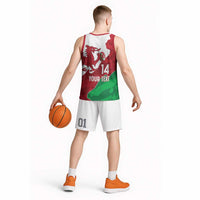 Wales Rugby Custom Basketball Jersey Go Cymru Yma O Hyd - Wonder Print Shop