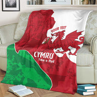 Wales Rugby Custom Blanket Go Cymru Yma O Hyd - Wonder Print Shop
