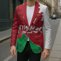 Wales Rugby Custom Blazer Go Cymru Yma O Hyd - Wonder Print Shop
