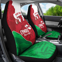Wales Rugby Custom Car Seat Cover Go Cymru Yma O Hyd - Wonder Print Shop