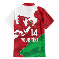 Wales Rugby Custom Family Matching Mermaid Dress and Hawaiian Shirt Go Cymru Yma O Hyd - Wonder Print Shop