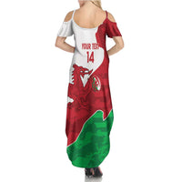 Wales Rugby Custom Family Matching Summer Maxi Dress and Hawaiian Shirt Go Cymru Yma O Hyd - Wonder Print Shop