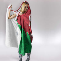 Wales Rugby Custom Hooded Blanket Go Cymru Yma O Hyd - Wonder Print Shop